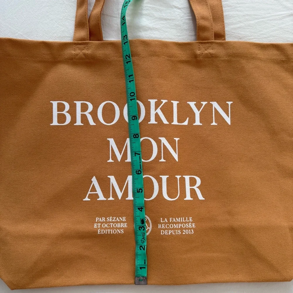 Sezane Brooklyn Mon Amour Tote Bag - Picture 6 of 7
